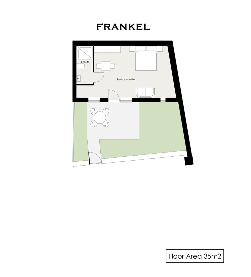 Floor plan for Frankel